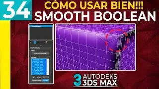 34 | 3ds Max Smooth Boolean | Español