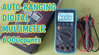 ZOYI AUTO DIGITAL MULTIMETER REVIEW       [ZOYI VC17B+TRMS]