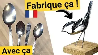 ☑️ A BIRD with SPOONS ?? Welding BEGINNER