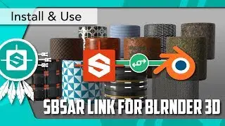 [BLENDER] SBSAR Link Install and Use Guide