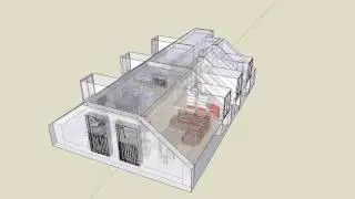 Apartment Design with Google SketchUp (X-Ray)