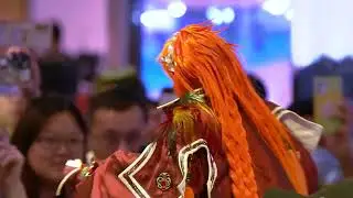 20240323霹靂IP英雄主題快閃店 台北三創 Thunderbolt Fantasy 東離劍遊紀 操偶表演 凜雪鴉 浪巫謠 殤不患