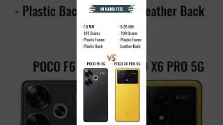 Poco F6 5G vs Poco X6 Pro 5G | Full Comparison