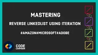 Reverse Linked List in Iterative Manner (Data Structures and Algorithms #30)(Linked List #4)