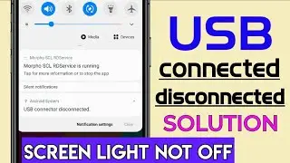 how to fix usb connector connected disconnected / usb connected disconnected problem solution