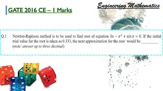 Numerical method 2016 gate