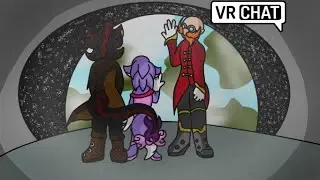 Lilac Visits the Space Colony Ark with Rifle and Meets Mobifall Eggman - VRChat