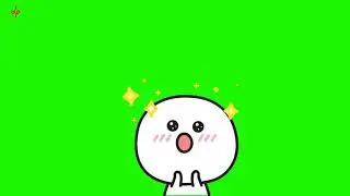 wow | little emoji | green screen animation