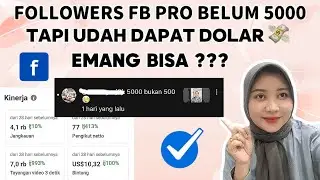 DAPAT GAJI DI FACEBOOK HARUS 5000 PENGIKUT ? INI PENJELASANNYA | MONETISASI FACEBOOK PROFESIONAL