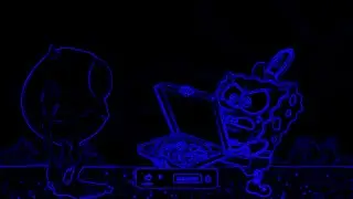 Mike Wazowski trying to get pizza from SpongeBob Monsters, Inc But it's Vocoded to Gangsta's Paradis