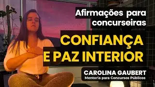 Afirmações para confiança e paz interior 🙌🏽