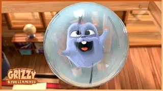 Zorbing Lemmings | Grizzy & the lemmings | Clip | 🐻🐹 Cartoon for Kids