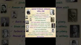 SERVETİFÜNUN DÖNEMİ EDEBİYATI / HEDEF TÜRKÇE FULL SERİSİ 1 #ayt #tyt #yks #shorts #aytedebiyat