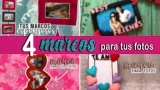 📸 ¿Cómo hacer un PORTARRETRATO de PAPEL - CARTÓN? - MARCO para FOTOS