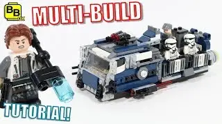IMPERIAL TRANSPORT!! LEGO STAR WARS 75207 & 75209 MULTI-BUILD CORELLIA IMPERIAL TRANSPORT