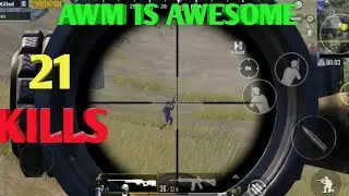 IF YOU LOVE AWM WATCH THIS! | 21 KILLS SOLO VS SQUAD | PUBG MOBILE