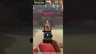 Mobile vs PC Guns damage compared part#1 