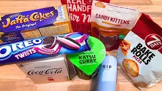 Trying 8 Different Foods from a British Supermarket.