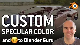 Custom Specular color in Blender and ;-) to Blender Guru EP4