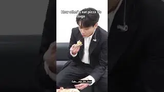 suga style of eating pizza 🍕 #bts #youtubeshorts #shortvideo #btsshorts #ytshorts #status #ytstudio