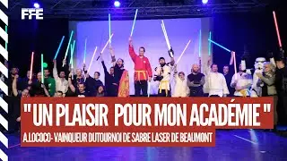 ITW Anthony Lococo, vainqueur du tournoi de sabre laser de Beaumont-sur-Oise