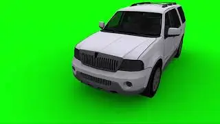 Green screen car effects. (No copyright video).