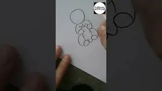 cute Bunny Drawing #shortfeed #shorts #youtubeshorts #drawing #art