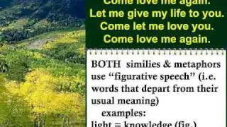 Learn English Through Song | ESL Video Lesson 3 Similes And Metaphors | Intermediate ESL Lessons