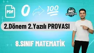 “8. Sınıf Matematik 2. Dönem 2. Yazılı Provası 💯 | Çıkabilecek En Gerçekçi Sorular!”