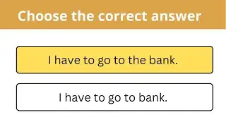 Choose the correct answer (Part 2) | English Grammar Quiz