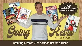 Going Retro - Painting a character from the 70s for a friend - Video 36