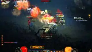 Diablo 3 Barbarian Paragon 68, 200k+ DPS, 500+ MF, the best run in the game 1.08