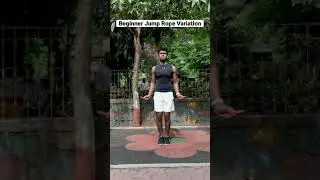Beginner Jump Rope Variation | Best  Cardio for Fat Loss #SHORTS