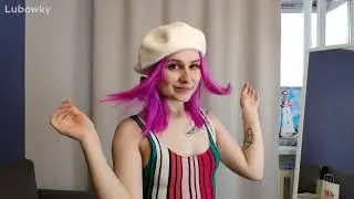 I took everything off except the hat!