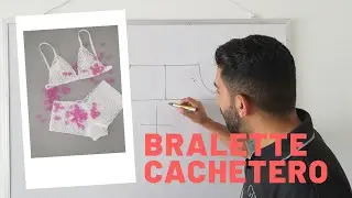 How to make a lace bralette and thong/lingerie.