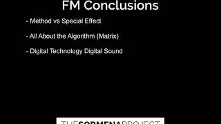 FM Synthesis Wrap Up