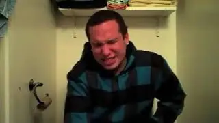 Guy has diarrhea and runs out of toilet Paper