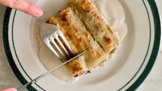 Canelones de Ossobuco de Ternera, una de mis recetas de reaprovechamiento favoritas.