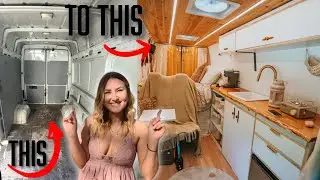 Van Conversion Timelapse  - DIY Camper Build Under $10K