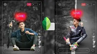 Instagram Glowing Button | Snapseed App Photo Editing | Viral Instagram 2021 Like Effect | RTWORLD