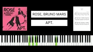 ROSÉ, Bruno Mars - APT. (BEST PIANO TUTORIAL & COVER)