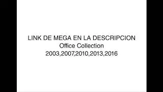 office collection (2003,2007,2010,2013,2016)