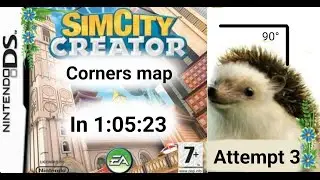 SimCity Creator DS any% Corners in 1:05:23