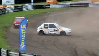 Rallycross crash