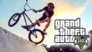 GTA 5 EPIC BMX STUNTS! (GTA 5 STUNT MONTAGE)