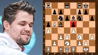 A CENTRAL PRESSURE POINT - Magnus Carlsen vs Wesley so - Quiet italian Game