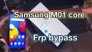 Samsung M01core Frp bypass Google account unlock