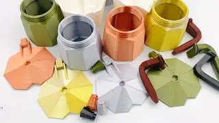 Moka pot-shaped planter and vase