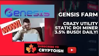 GENESIS FARM, 3.5% BUSD FARM?? CRAZY NEW FARM THATS PUMPING!!!