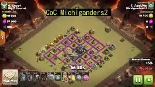 Town Hall 9 war attack strategy - Adeline